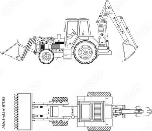 Sketch vector illustration of a detailed car vehicle transportation tool for urban driving