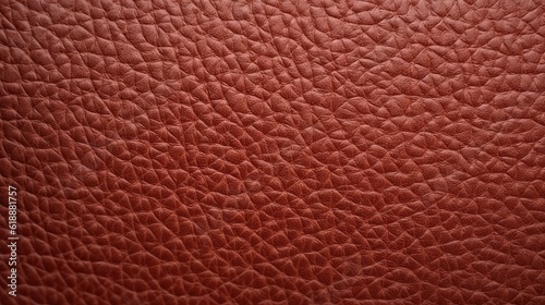 Brown leather texture. Leather background. AI generated.
