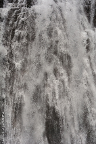 Closeup of a waterfall