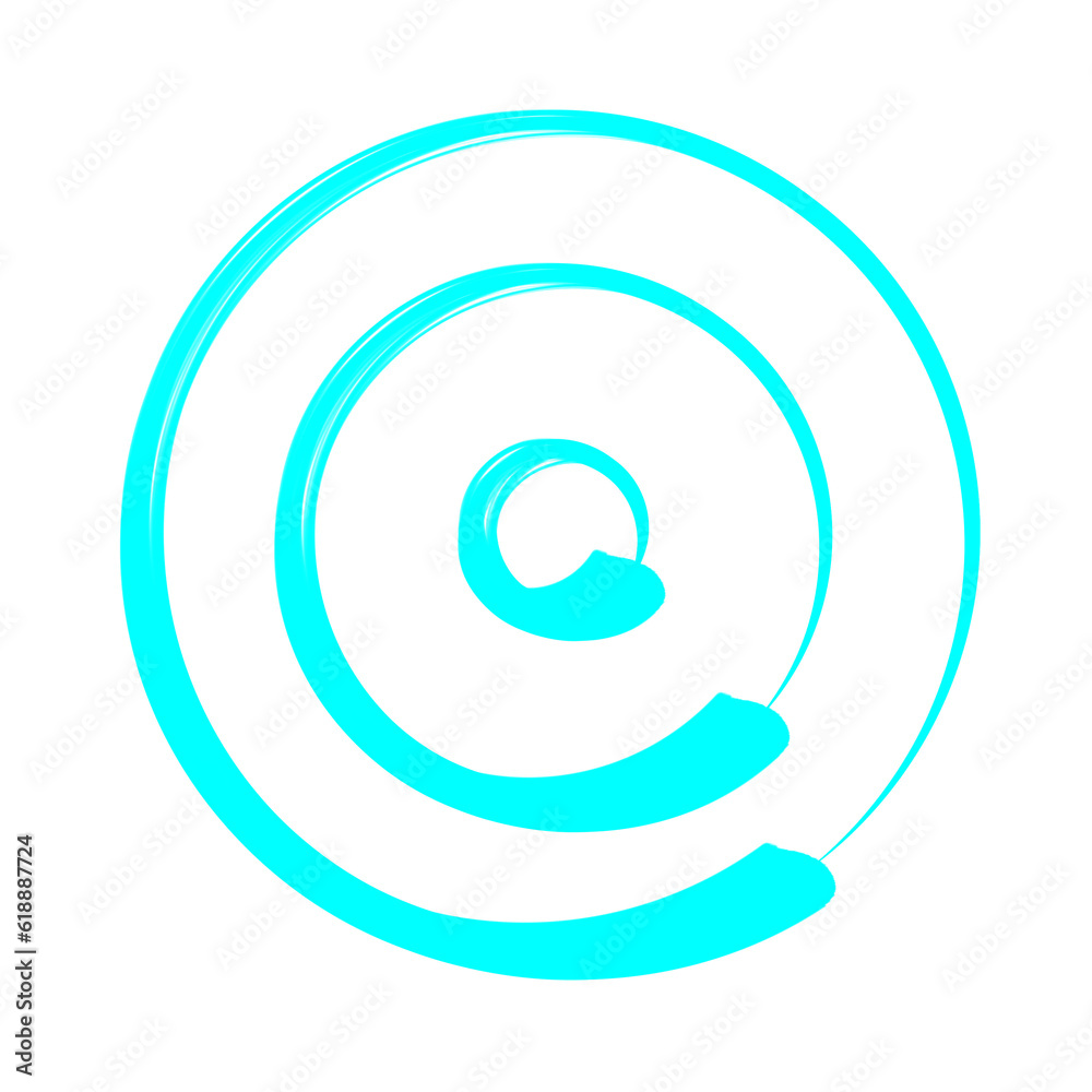 Blue Circle Rotation Illustration and Graphic Blue Circle Rotation Illustration and Graphic