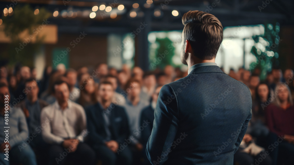 Engaged Audience in a Conference Hall: Captivating Lecture by Male Speaker on Business and Entrepreneurship.
Generative AI Engaged Audience in a Conference Hall: Captivating Lecture by Male Speaker on Business and Entrepreneurship.
Generative AI