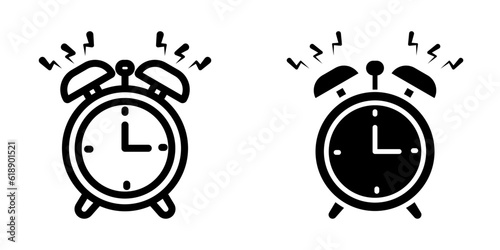 Alarm Clock icon. sign for mobile concept and web design. vector illustration