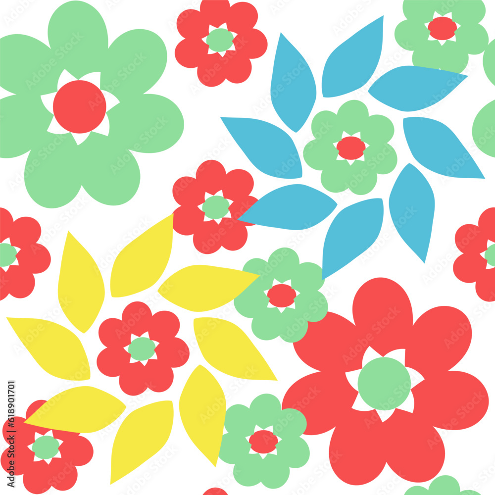Pattern flowers abstraction, vector Pattern flowers abstraction, vector