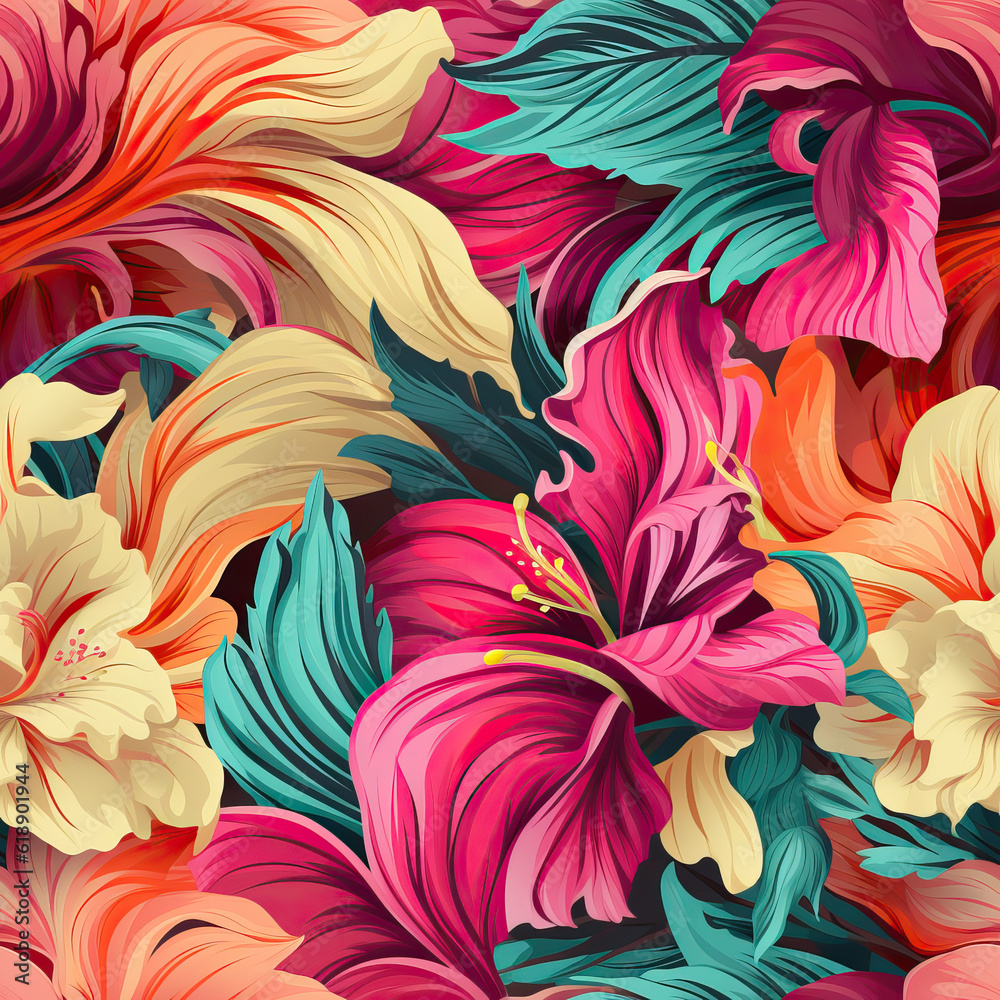 Botanical floral seamless repeat simple pattern
Botanical floral seamless repeat simple pattern