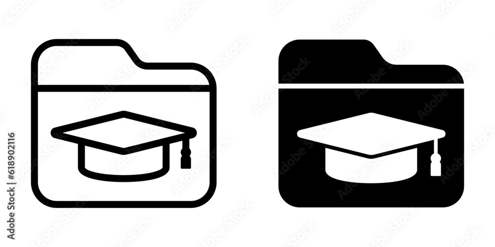 Folder icon. sign for mobile concept and web design. vector illustration