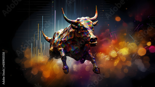 The Buyers Stock Market: Concept of a Bullish Stock Market. Generative AI