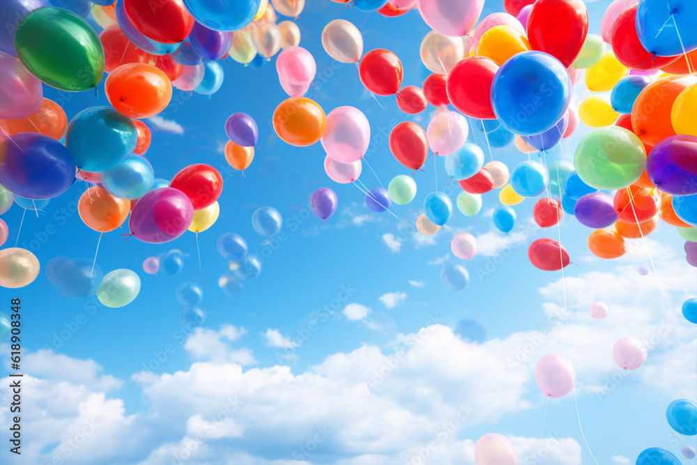 Colourful balloon header Colourful balloon header