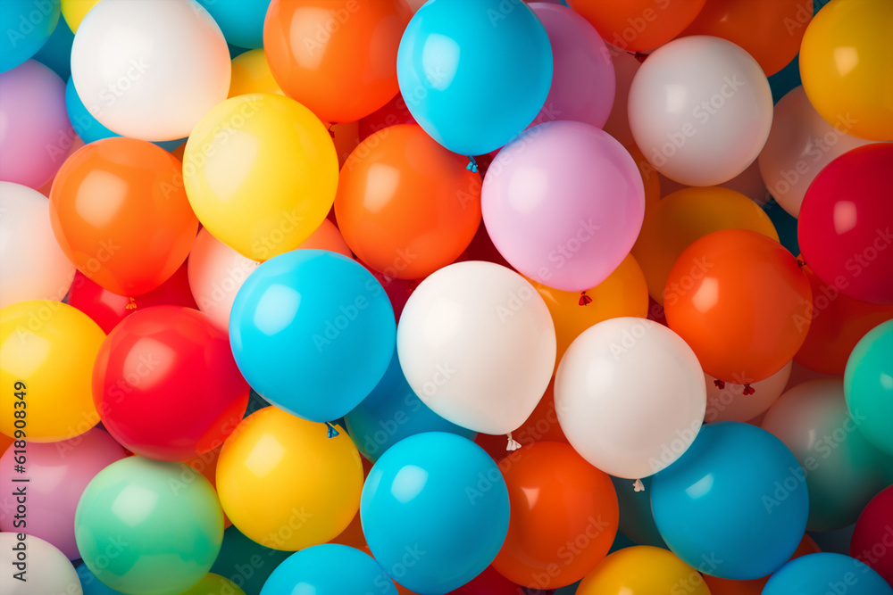 Colourful balloon background Colourful balloon background