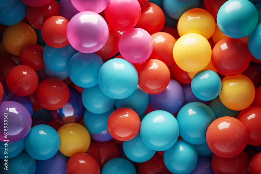 Colourful balloon background Colourful balloon background