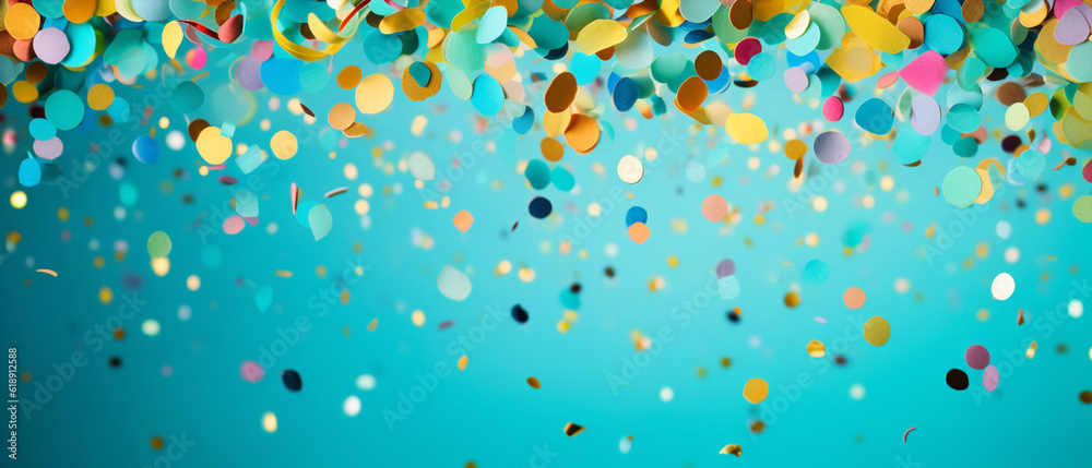 Party confetti header Party confetti header