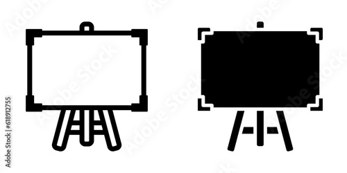 Whiteboard icon. sign for mobile concept and web design. vector illustration
