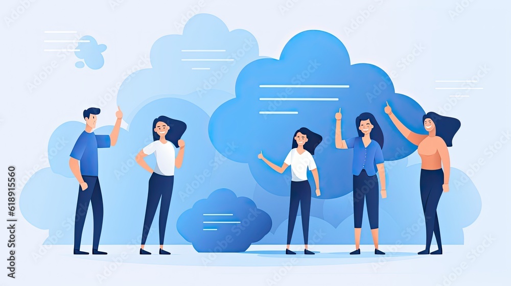 Smiling people showing thumbs up give recommendation Smiling people showing thumbs up give recommendation