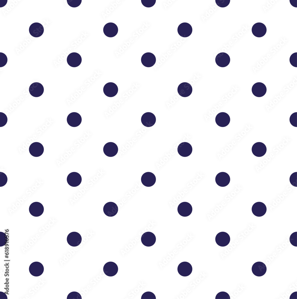 Dots pattern blue