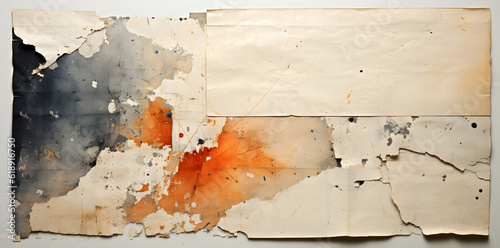old paint on the wall