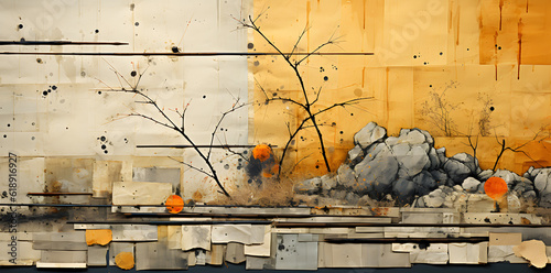 birds on the wall