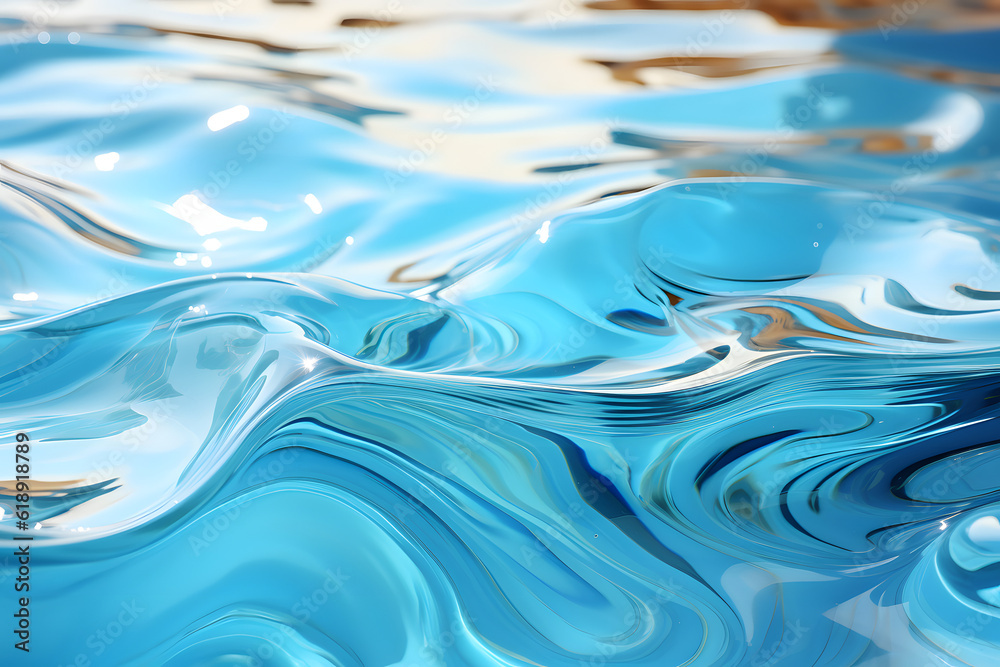 Turbulent Water, made with generative AI