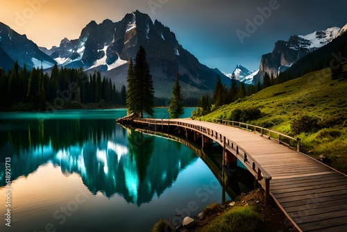 lake and mountains © Nature creative
