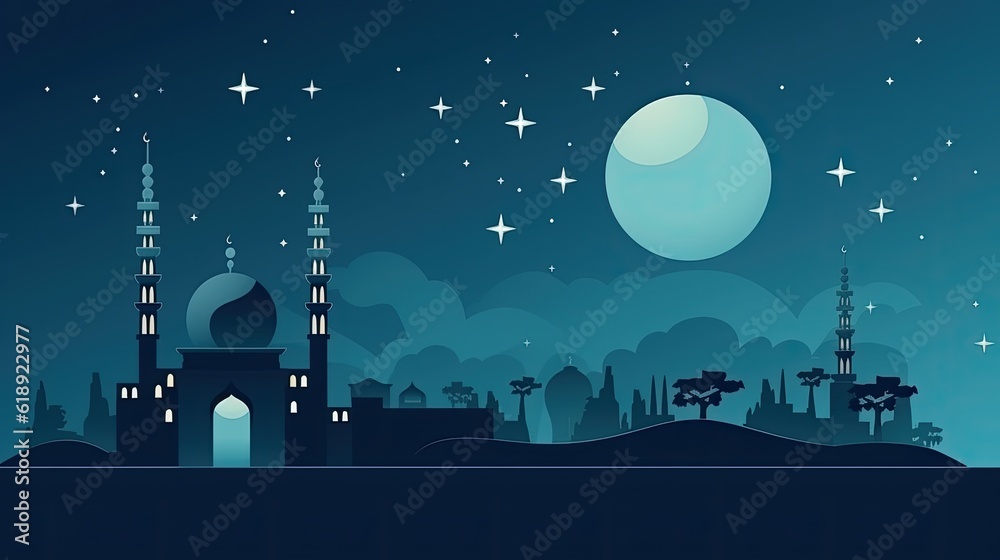 Ramadan Kareem Eid Mubarak Islamic holiday