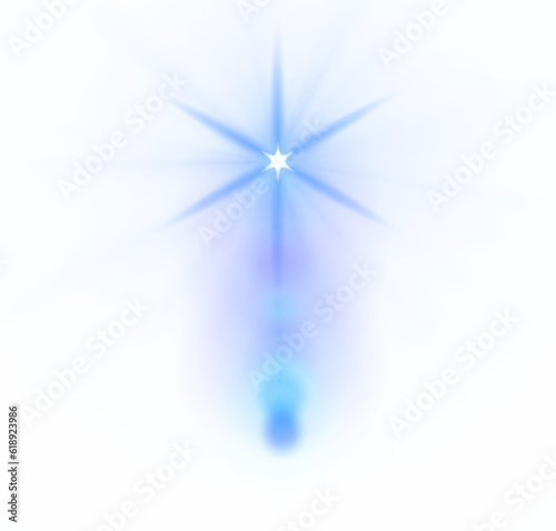 Wallpaper Mural Star of Jesus with rays of light on transparent background Torontodigital.ca