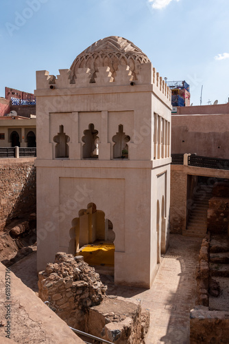 Historic Koubba el-Baadiyn in Marrakech from the Almoravids period photo