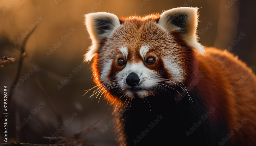 Cute small puppy looking at camera outdoors generated by AI Cute small puppy looking at camera outdoors generated by AI
