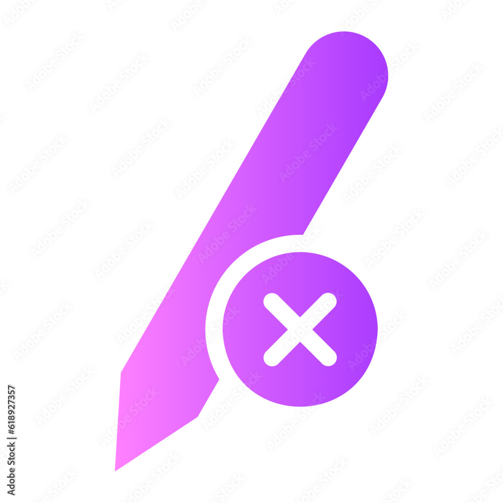 Obraz premium delete symbol icon
