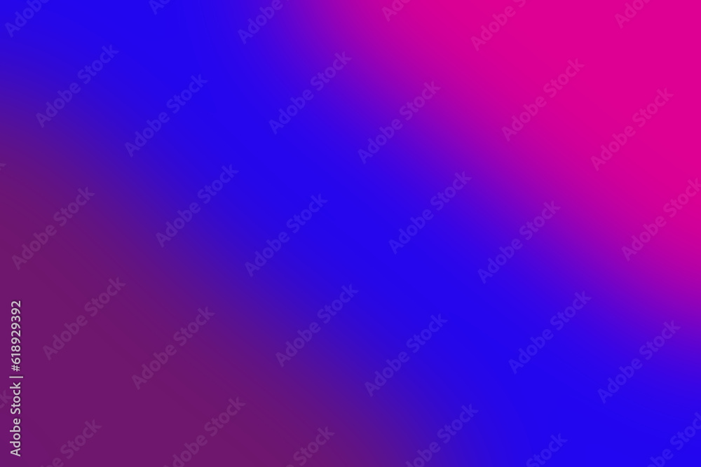 Abstract blurred gradient background. blue and purple magenta color banner template. Diagonal modern pattern in rainbow colors, space for text, degrading fragment and a smooth shape of transition