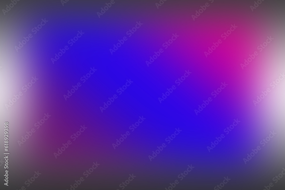 Abstract blurred gradient background. blue and purple magenta color banner template. Diagonal modern pattern in rainbow colors, space for text, degrading fragment and a smooth shape of frame - obrazy, fototapety, plakaty 