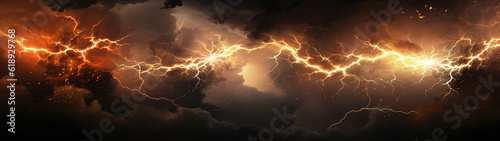 Abstract background with colorful lightning bolts. High quality illustration
