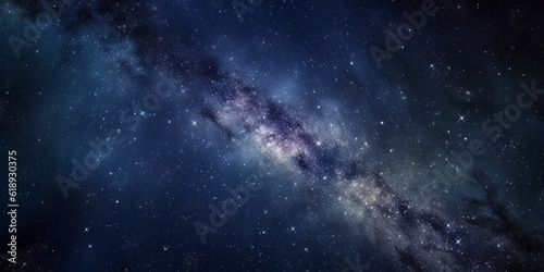 Night Photography with Stars and Nebula © bilge