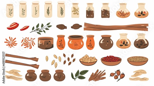 food icons set collection of kinds of food