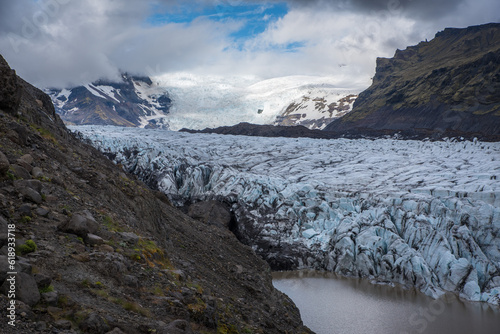 Up Close With Icelandic Glacier