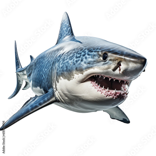 Shark on transparent background