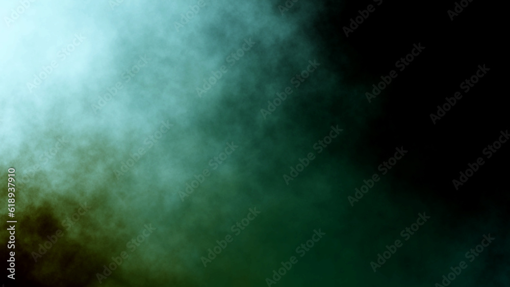 Fototapeta premium heavy dark fog or smoke on black background