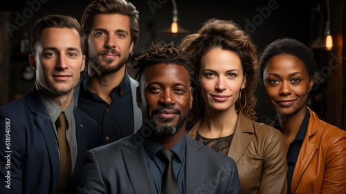 photo of a diverse group of business people