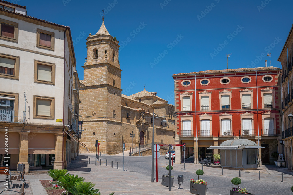 Trinity Church and Plaza Andalucia Square - Ubeda, Jaen, Spain