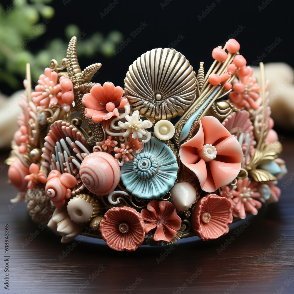 Obraz premium christmas wreath on a white background