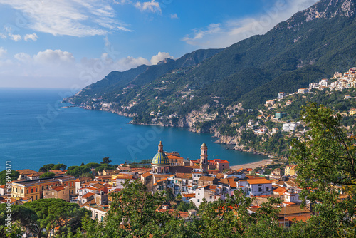 Vietri Sul Mare, Italy town skyline on the Amalfi Coast © SeanPavonePhoto