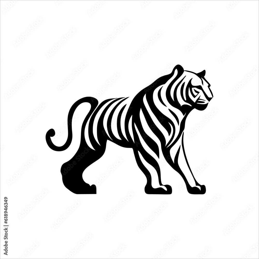 Obraz premium Tiger Logo