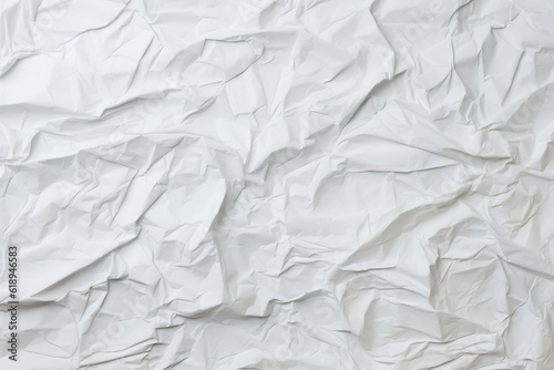 White crumpled paper