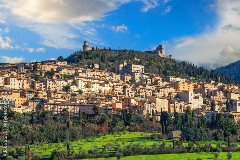 Assisi, Italy Hilltop Townscape