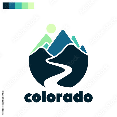 Colorado Mountains Logo/Graphic