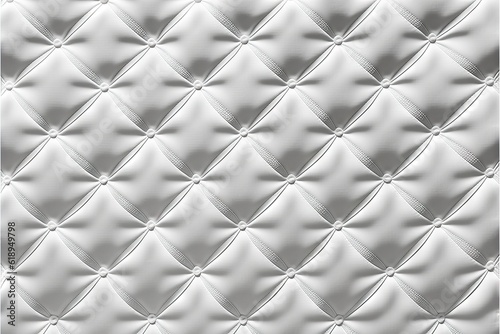 a close up view of a white leather upholstered wallpaper with a diamond pattern on the top of it and a white background of a white leather upholstery fabric with a.