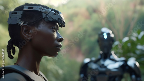 cyborg transhumanism woman ...
