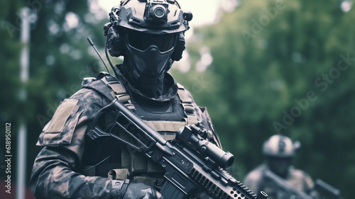 special forces, soldier in ...