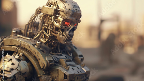 a robot is a soldier with c...