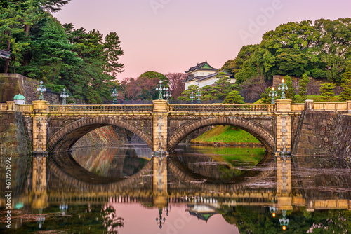 Photography Tokyo, Japan at the Imperial Palace Moat and Bridge