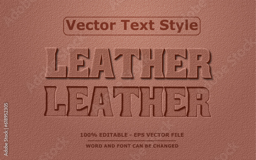 3D Text Effect Editable Vector