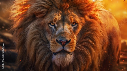 Lion symbolize God's majesty