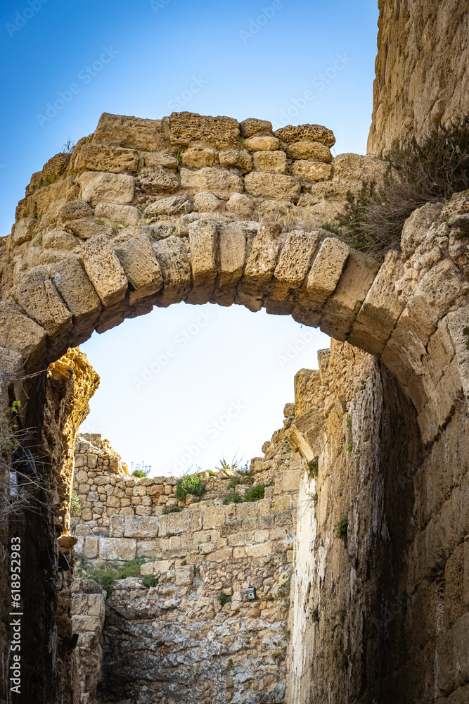 ruins of caesarea, israel, roman landmark, herod, historical, middle east